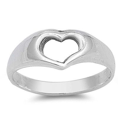 Sterling Silver Rhodium Plated Bali Shaped Plain RingsAnd Face Height 13mmAnd Band Width 4mm