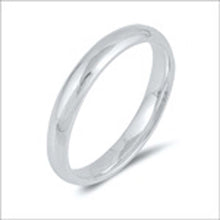 Load image into Gallery viewer, Sterling Silver High Polish 3mm Wedding Band Ring