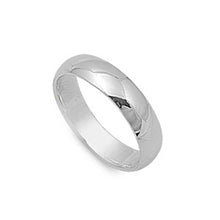Load image into Gallery viewer, Sterling Silver High Polish 5mm Wedding Band Ring