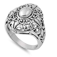 Load image into Gallery viewer, Sterling Silver Celtic Design Plain Rings And Face Height 22mm