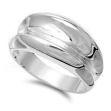 Load image into Gallery viewer, Sterling Silver Thin Plain RingsAnd Face Height 11mmAnd Weight 6grams