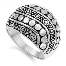 Load image into Gallery viewer, Sterling Silver Bali Shaped Plain RingsAnd Face Height 18mmAnd Weight 7.2grams