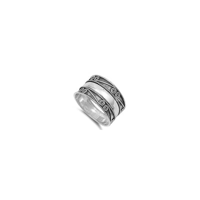 Sterling Silver Bali Design Ring