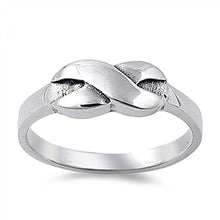 Load image into Gallery viewer, Sterling Silver Plain Solid Eternity Ring with Face Width of 7MM