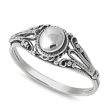 Load image into Gallery viewer, Sterling Silver Elegant Design Ring with Face Height of 7MM