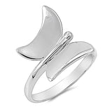 Sterling Silver Elegant Butterfly with Face Height of 16MM