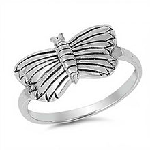 Load image into Gallery viewer, Sterling Silver Trendy Butterfly with Face Height of 10MM