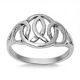 Sterling Silver Classy Celtic Knot with Face Height of 11MM