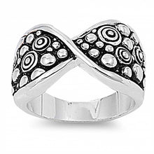 Load image into Gallery viewer, Sterling Silver Infinity Bali Shaped Plain RingsAnd Face Height 13mmAnd Weight 8.7grams