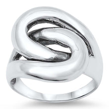 Load image into Gallery viewer, Sterling Silver Plain Knot Band Design with Face Height of 20MM