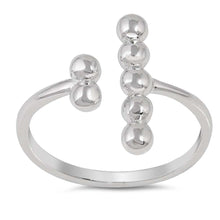 Load image into Gallery viewer, Sterling Silver Balls Shaped Plain RingsAnd Face Height 14mm