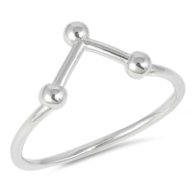 Sterling Silver Trendy Plain ringAnd Face height 8 mm