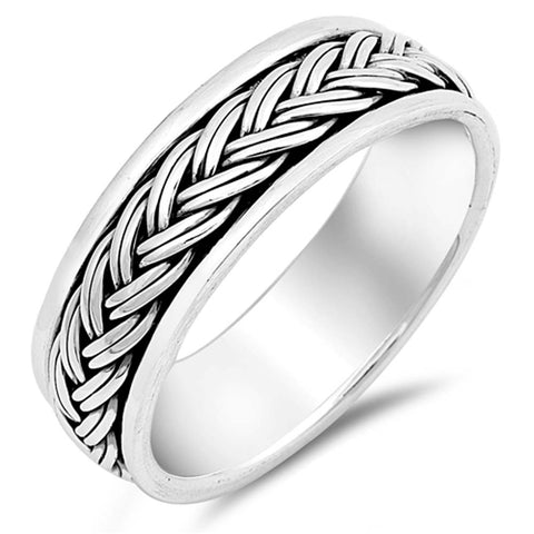 Sterling Silver Plain Ring