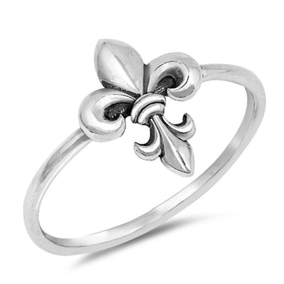 Sterling Silver Oxidized Claddagh Shaped Plain RingsAnd Face Height 14mm