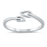 Sterling Silver Leaf Ring