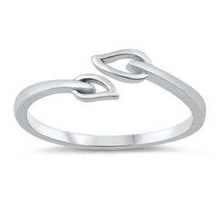 Sterling Silver Leaf Ring