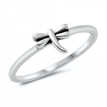 Load image into Gallery viewer, Sterling Silver Dragonfly Ring