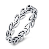 Sterling Silver Little Leaves Ring