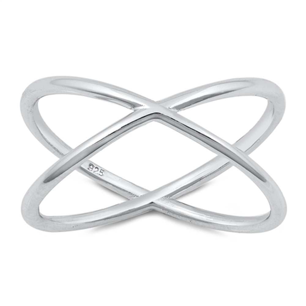 Sterling Silver Oxidized Plain Ring