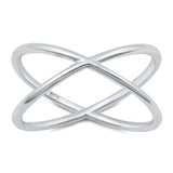Sterling Silver Oxidized Plain Ring