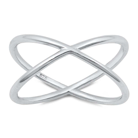 Sterling Silver Oxidized Plain Ring