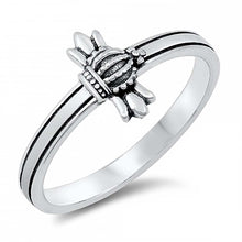 Load image into Gallery viewer, Sterling Silver Medieval Cross Ring