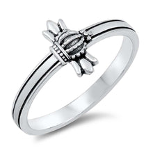 Load image into Gallery viewer, Sterling Silver Medieval Cross Ring