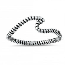 Load image into Gallery viewer, Sterling Silver Wave Ring