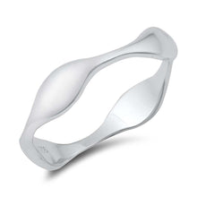 Load image into Gallery viewer, Sterling Silver Rhodium Plated Plain Ring