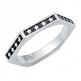 Sterling Silver Stars Ring