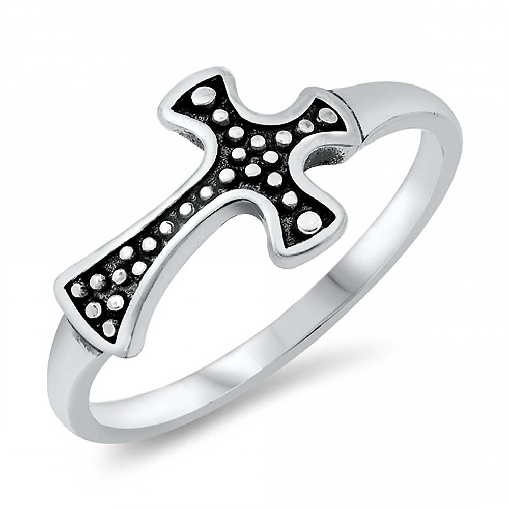 Sterling Silver Cross Ring