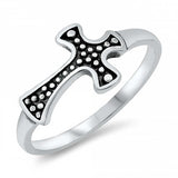 Sterling Silver Cross Ring