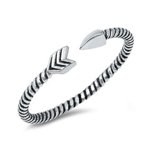 Load image into Gallery viewer, Sterling Silver Oxidized Arrow Ring