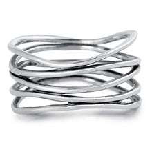 Load image into Gallery viewer, Sterling Silver Oxidized Plain Ring
