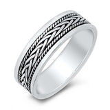 Sterling Silver Braid Band Ring