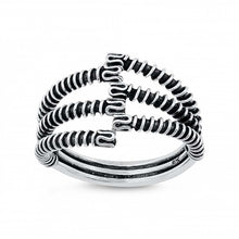 Load image into Gallery viewer, Sterling Silver Oxidized Plain Ring