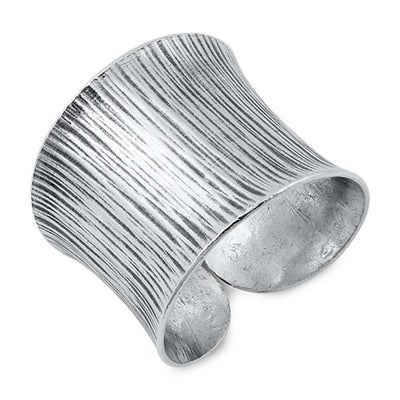 Sterling Silver Round Ring