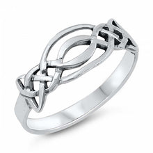 Load image into Gallery viewer, Sterling Silver Celtic Ring