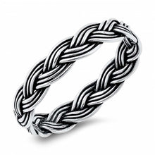 Load image into Gallery viewer, Sterling Silver Braid Ring