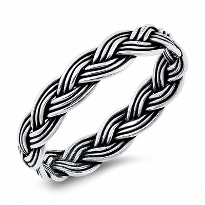 Sterling Silver Braid Ring