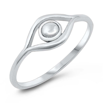 Sterling Silver Eye Ring