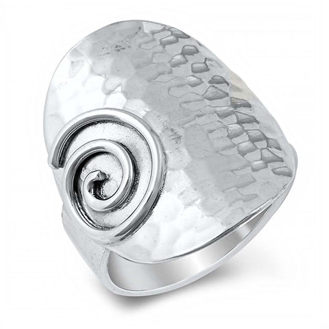 Sterling Silver Spiral Ring