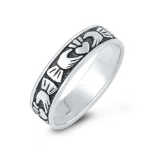 Load image into Gallery viewer, Sterling Silver Sun Oxidized Plain Ring