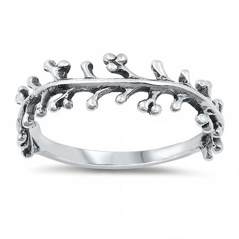 Sterling Silver Branches Ring