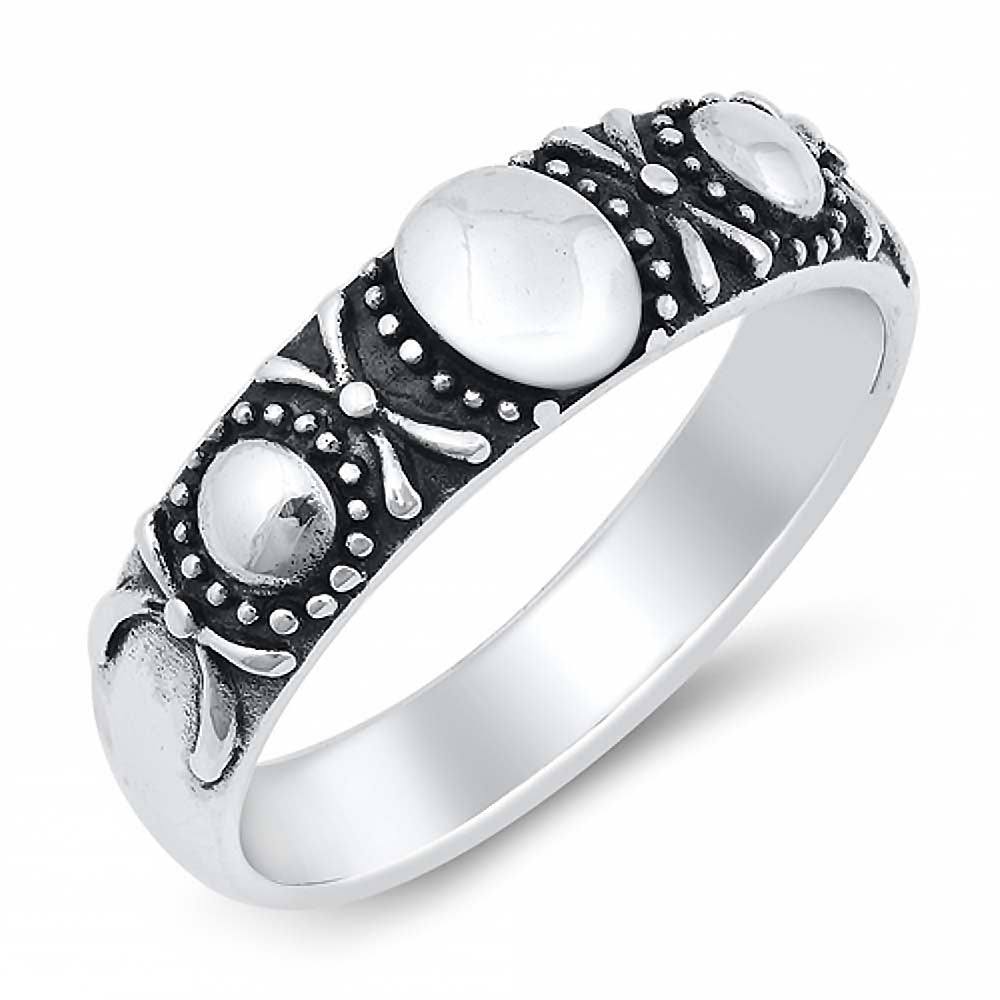 Sterling Silver Bali Style Ring – Silverdepot