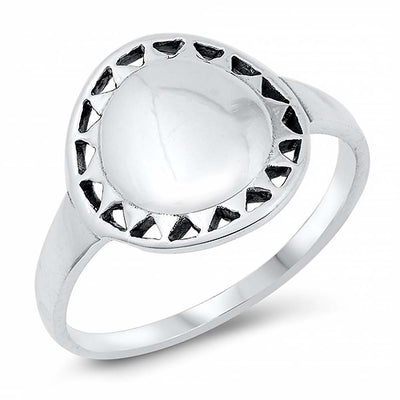 Sterling Silver Sun Ring