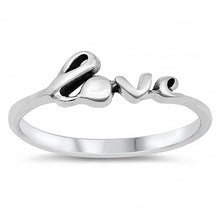Load image into Gallery viewer, Sterling Silver 5MM Love Ring