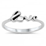 Sterling Silver 5MM Love Ring