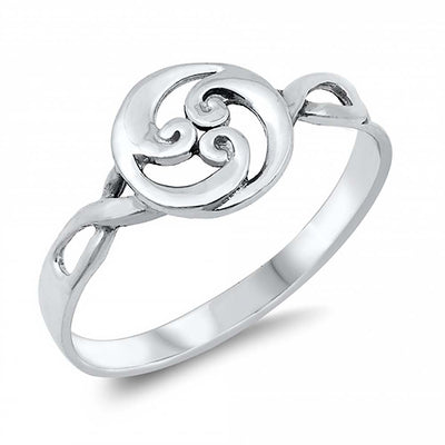 Sterling Silver Waves Ring