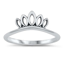 Load image into Gallery viewer, Sterling Silver Oxidized Tiara Ring